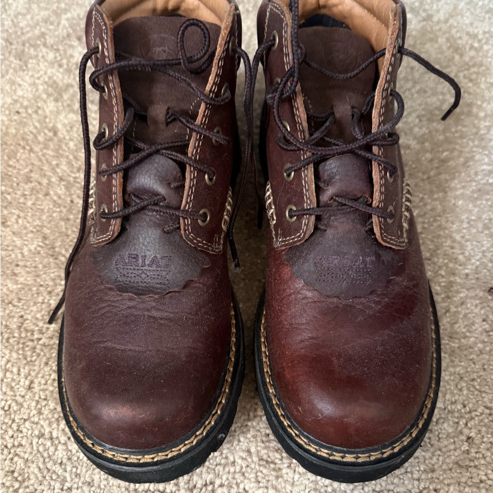 Ariat Dark Brown Leather Footwear